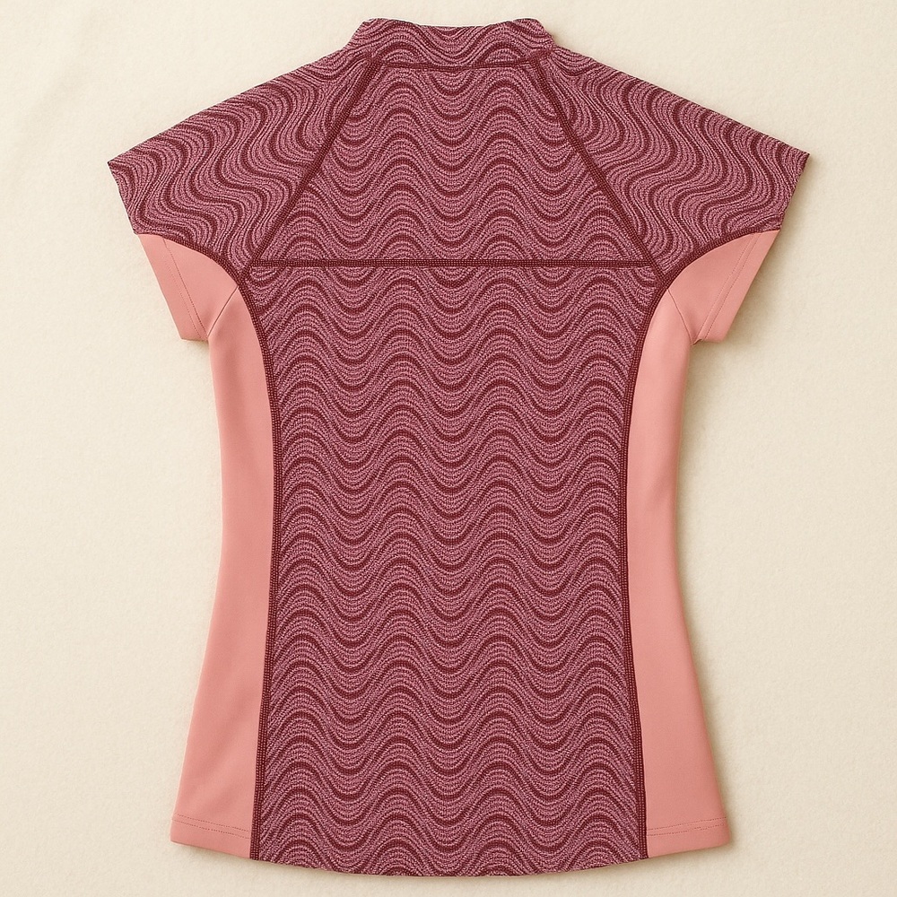 NWT!  Sport PATAGONIA Women’s Short-Sleeved Micro Swell Rashguard SZ SX - Picture 2 of 10